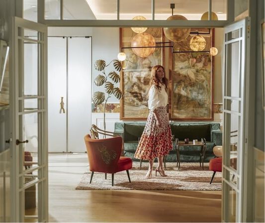 Visual modella in Maison Sisley